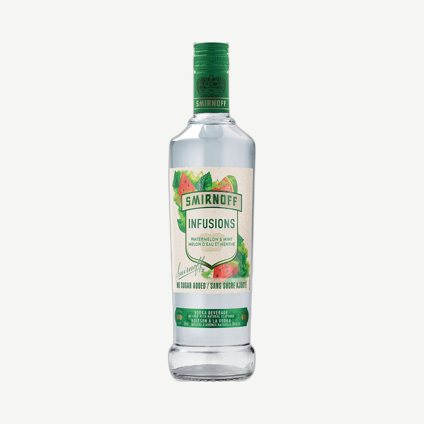Smirnoff Inf Water & Mnt Vodka 750ml Infusion Zero Sugar Water & Mint