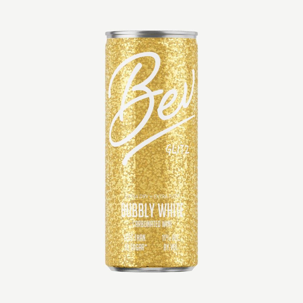 Bev Glitz White Wine 4pk 4pk 250ml Cans