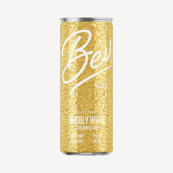 Bev Glitz White Wine 4pk 4pk 250ml Cans