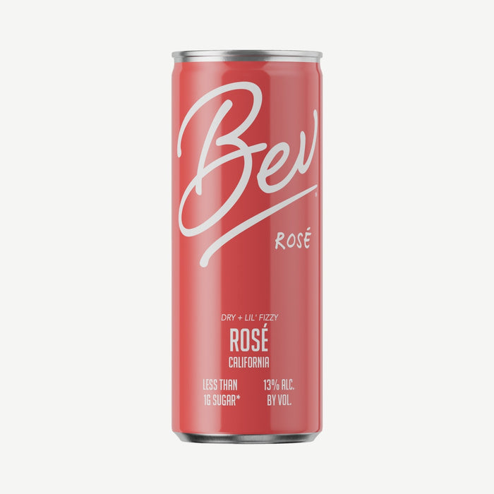 Bev Rose Wine 4pk 4pk 250ml Cans