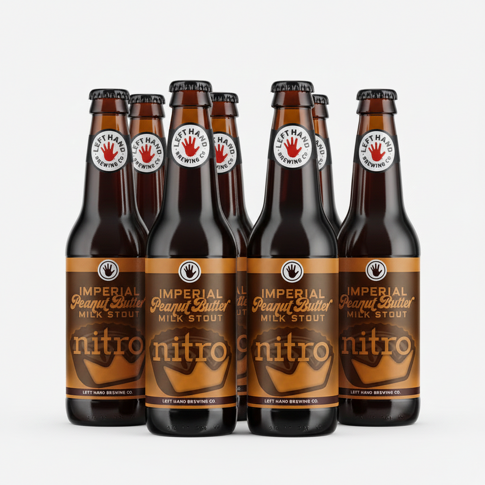 LH PB Milk Stout Nitro 6pk Left Hand Peanut Butter Milk Stout