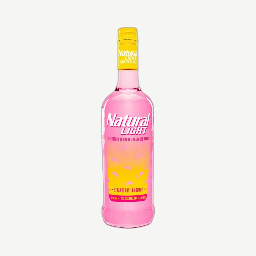 Natural Light Straw Lmnd 750ml Vodka