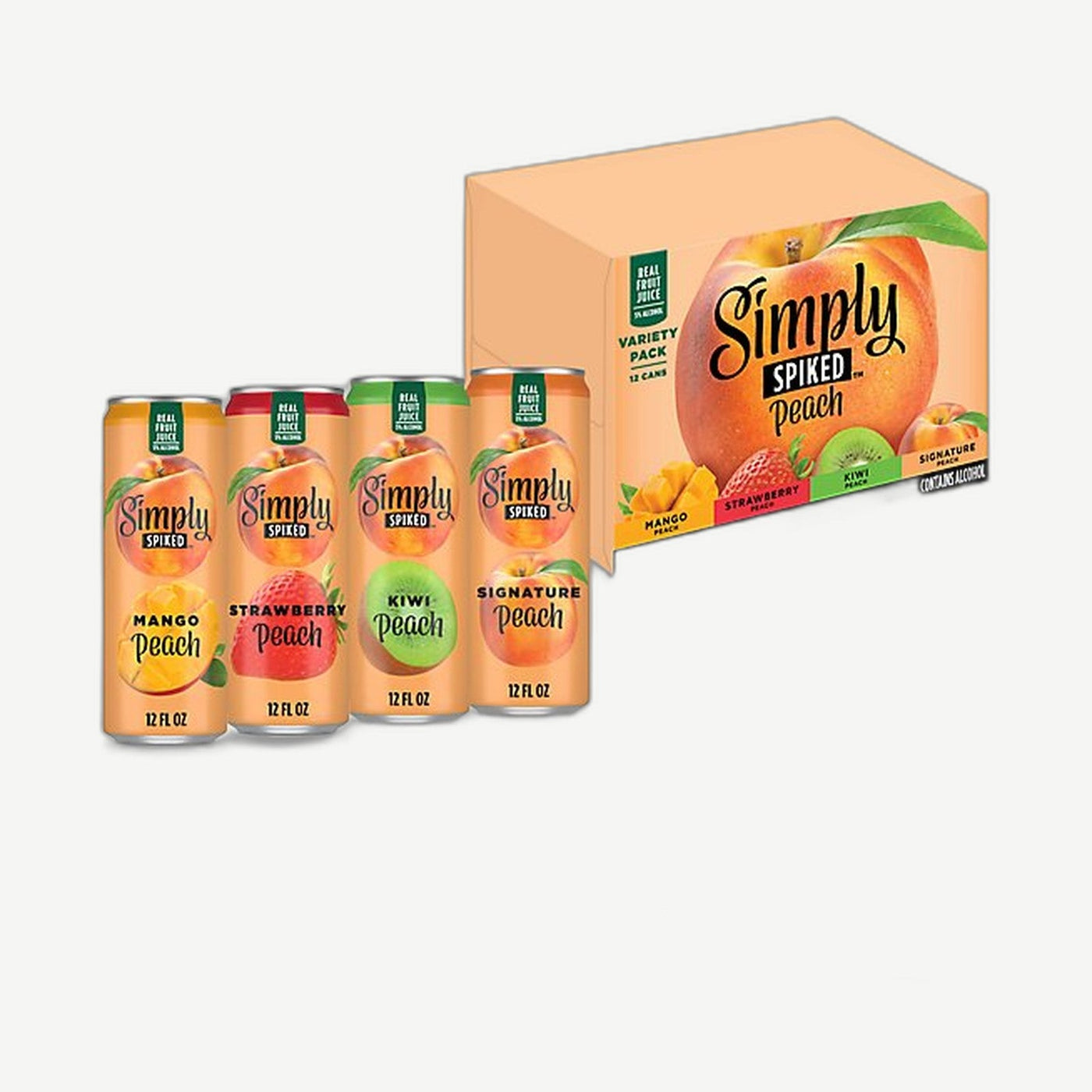 Simply Spiked Peach 24oz 24oz Can