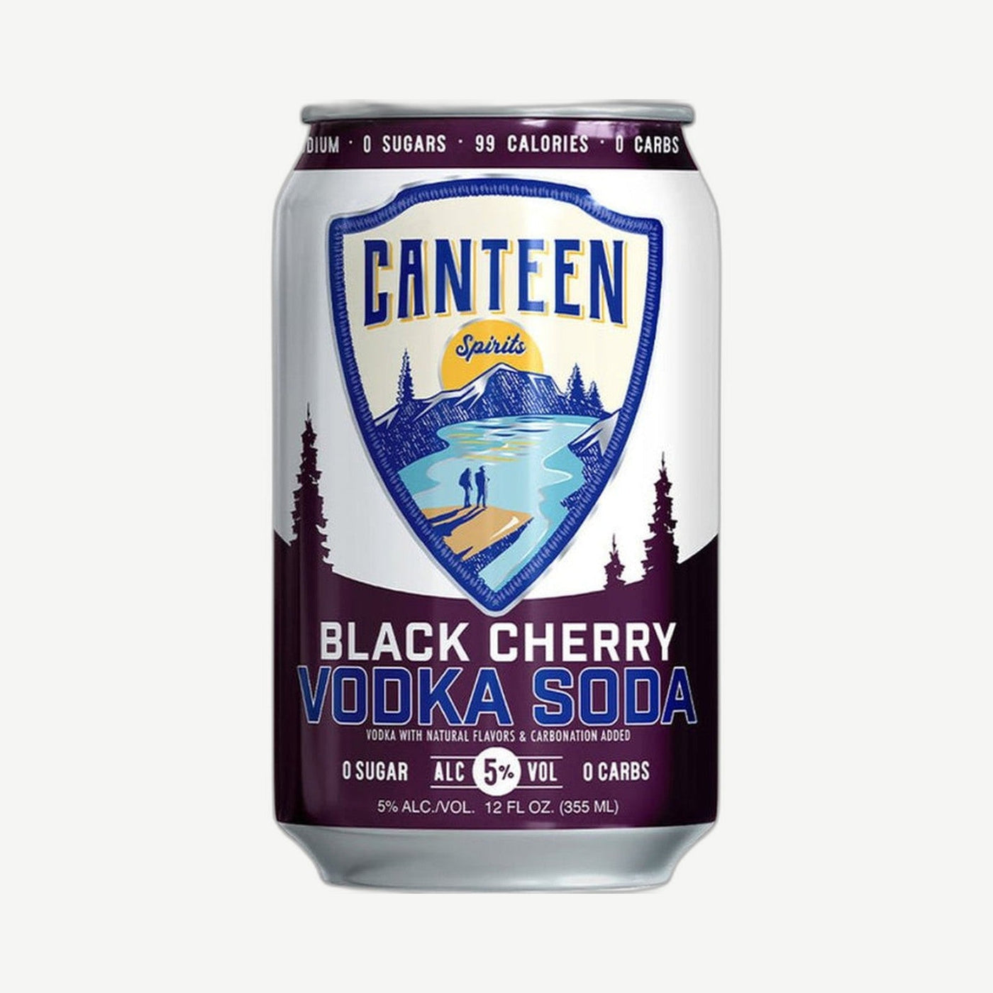 Canteen RTD Blk Chry Vdka Soda 4pk Black Cherry Vodka Soda