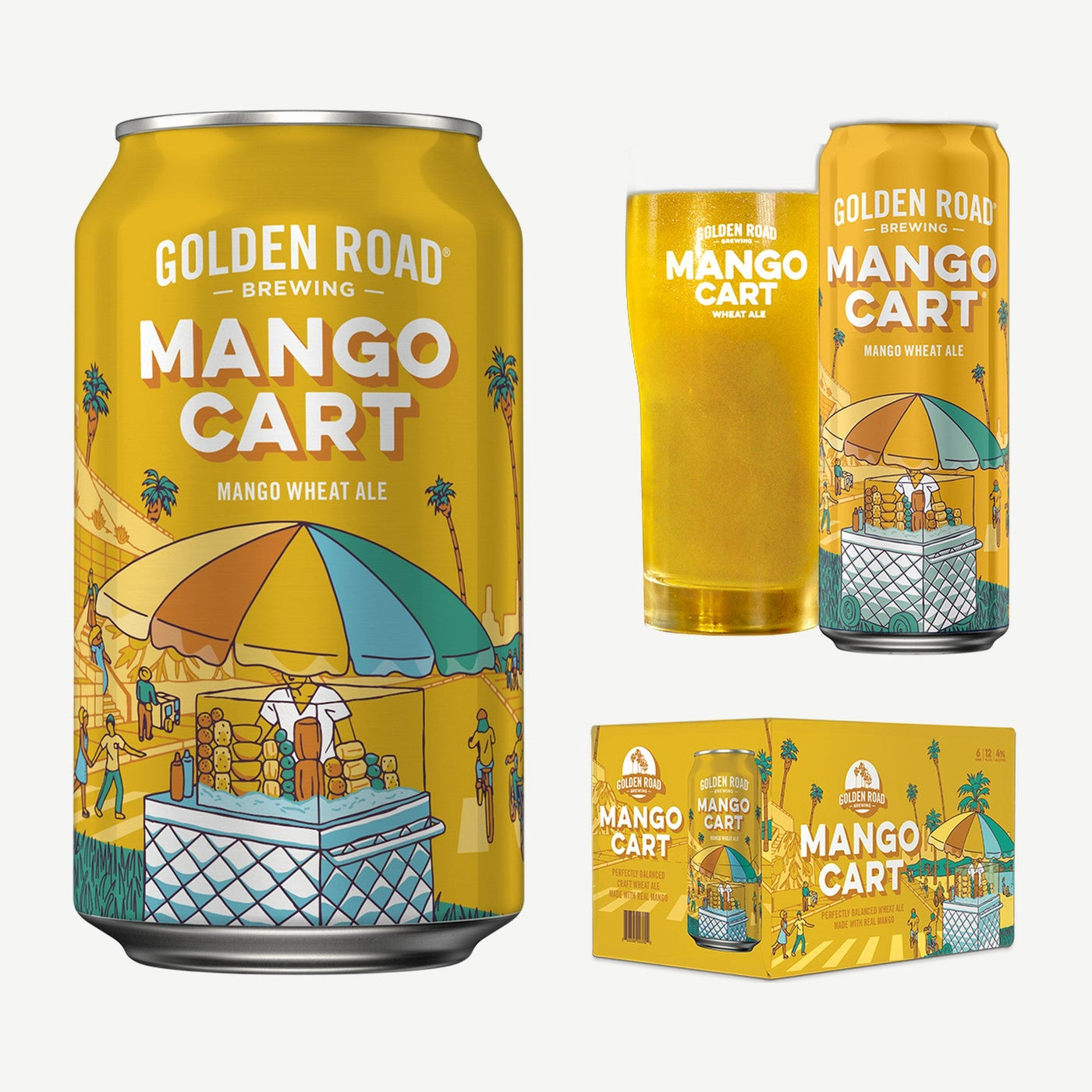Golden Road Mango Cart 6pk Can
