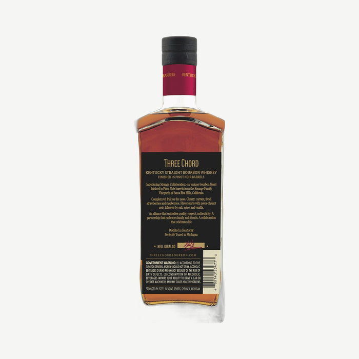 Three Chord Pinot Noir Bbn 750ml Bourbon in Pinot Noir Barrels