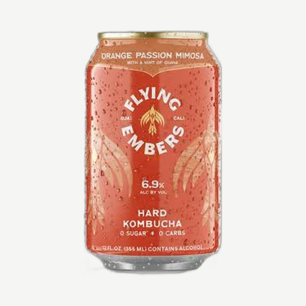 Flying Embers Hrd Kambucha 6pk Orange Passion Mimosa