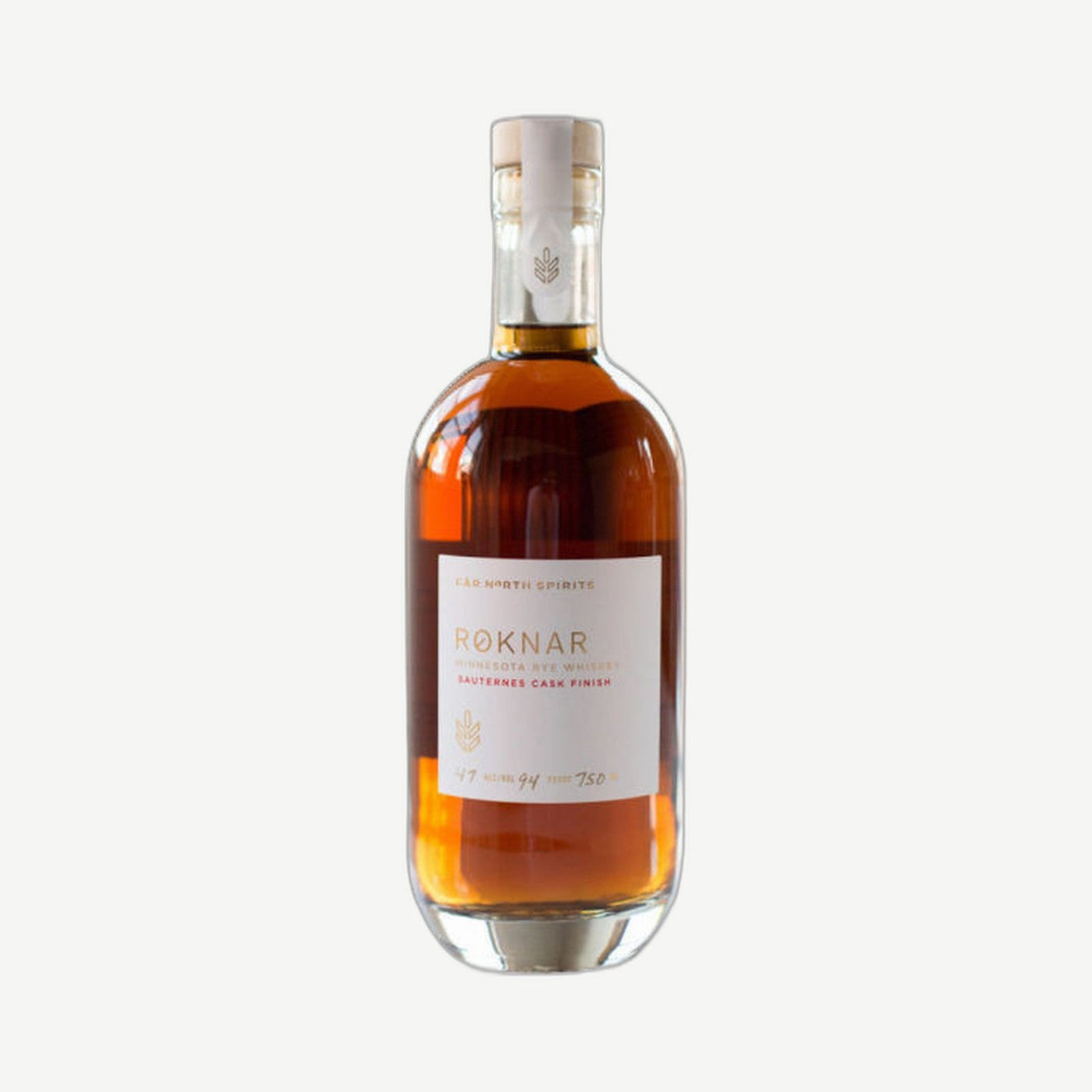 Roknar Sauternes Cask Rye 750ml Minnesota Rye Whiskey