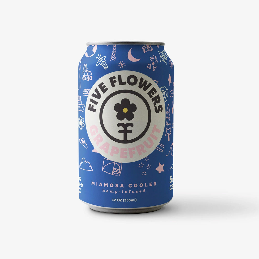 Five Flowers Grapefruit 12oz 4pk