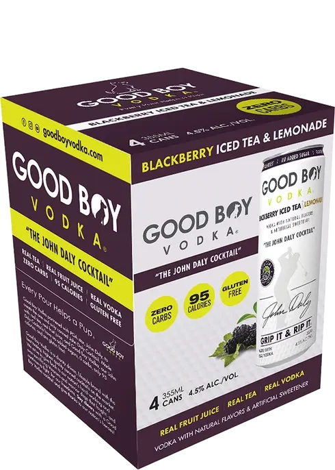 Good Boy Blkbry Iced Tea Lmnd Blackberry Iced Tea Lemonade 4pk