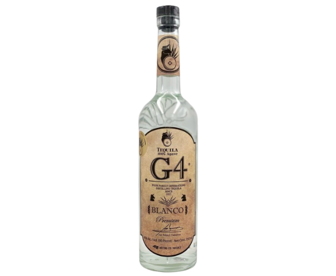 G4 Tequila Blanco Madera Cask Fermentada De Madera 80p