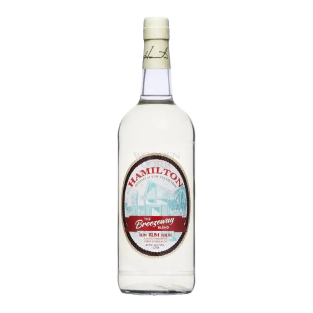 Hamilton Breezeway White Rum Ron Rum Rhum 1L White Rum