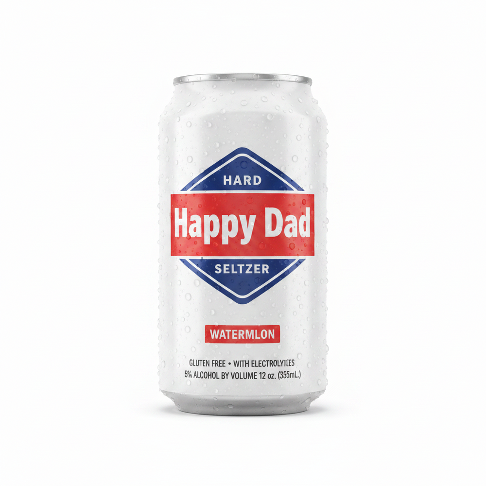 Happy Dad Watermelon 12pk 12pk 12oz Seltzer