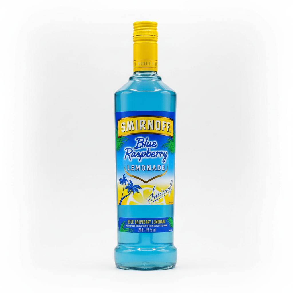 Smirnoff Blue Rasp Lmnd Vodka 750ml Blue Raspberry Lemonade