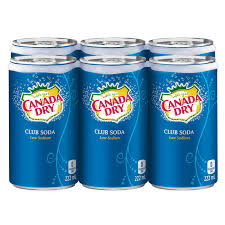 Canada Dry Club Soda 10oz 6pk