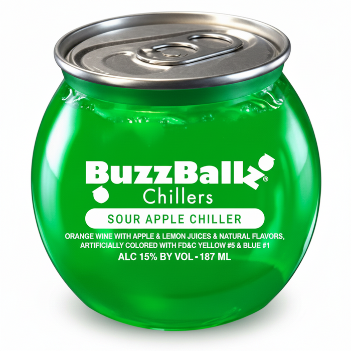 BuzzBallz Sour Apple Chillers Sour Apple Chiller 187ml