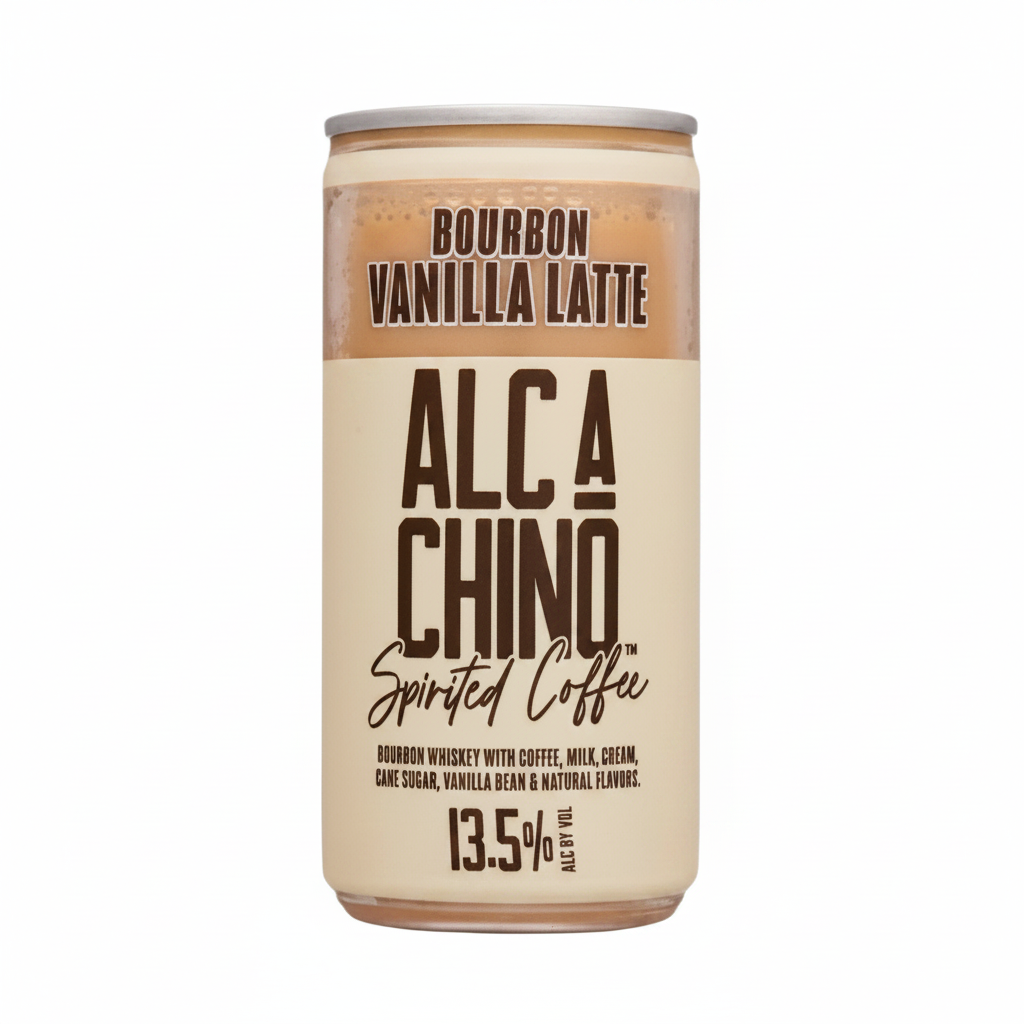 Al Cachino Bbn Vnla Latte 4pk Bourbon Spiked Vanilla Latte