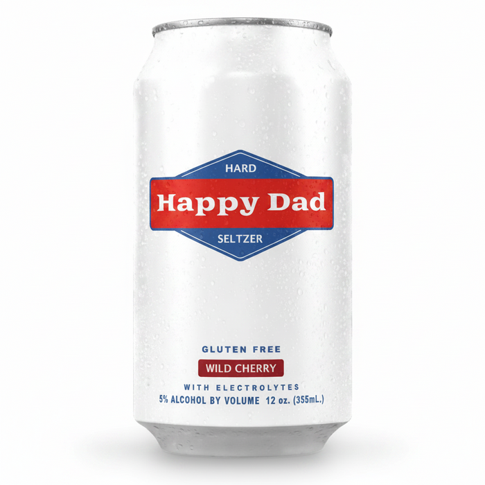 Happy Dad Wild Cherry 12pk 12pk 12oz Seltzer