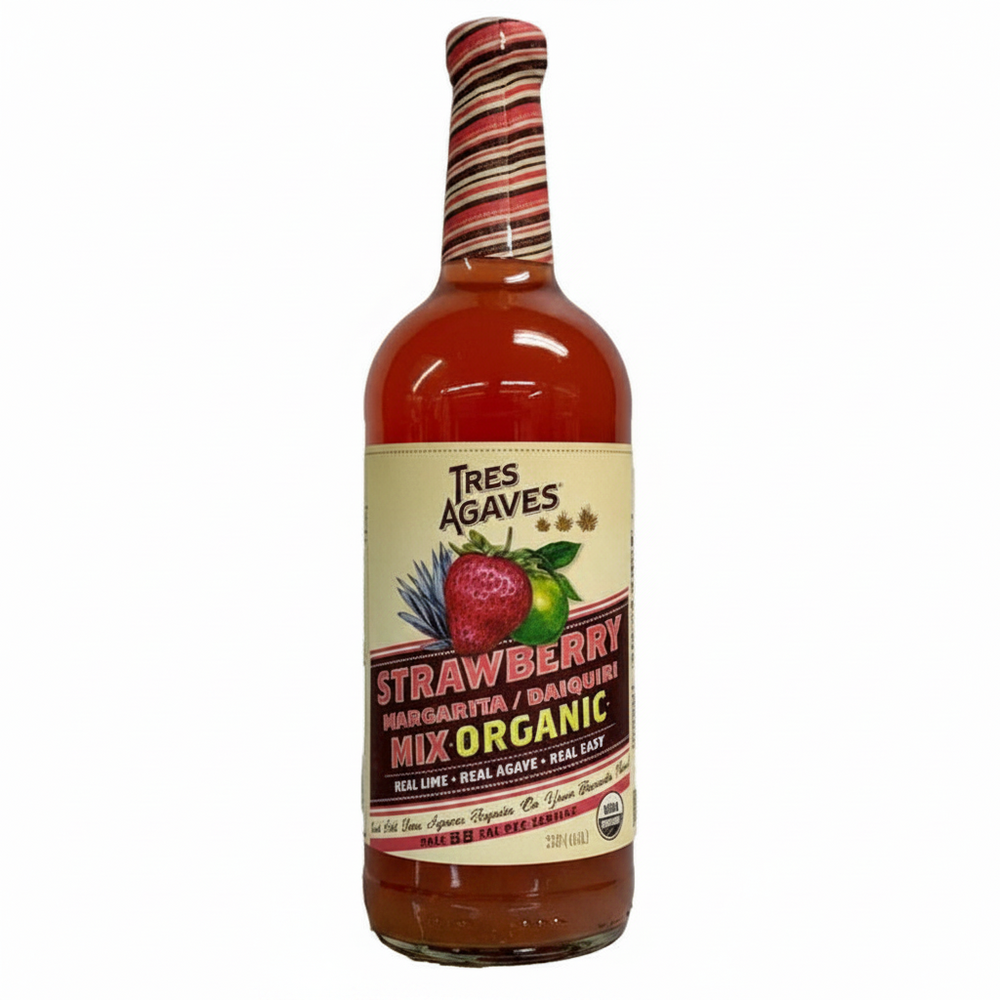 Tres Agaves Straw Marg Mix 1L 1L Strawberry Margarita Mix
