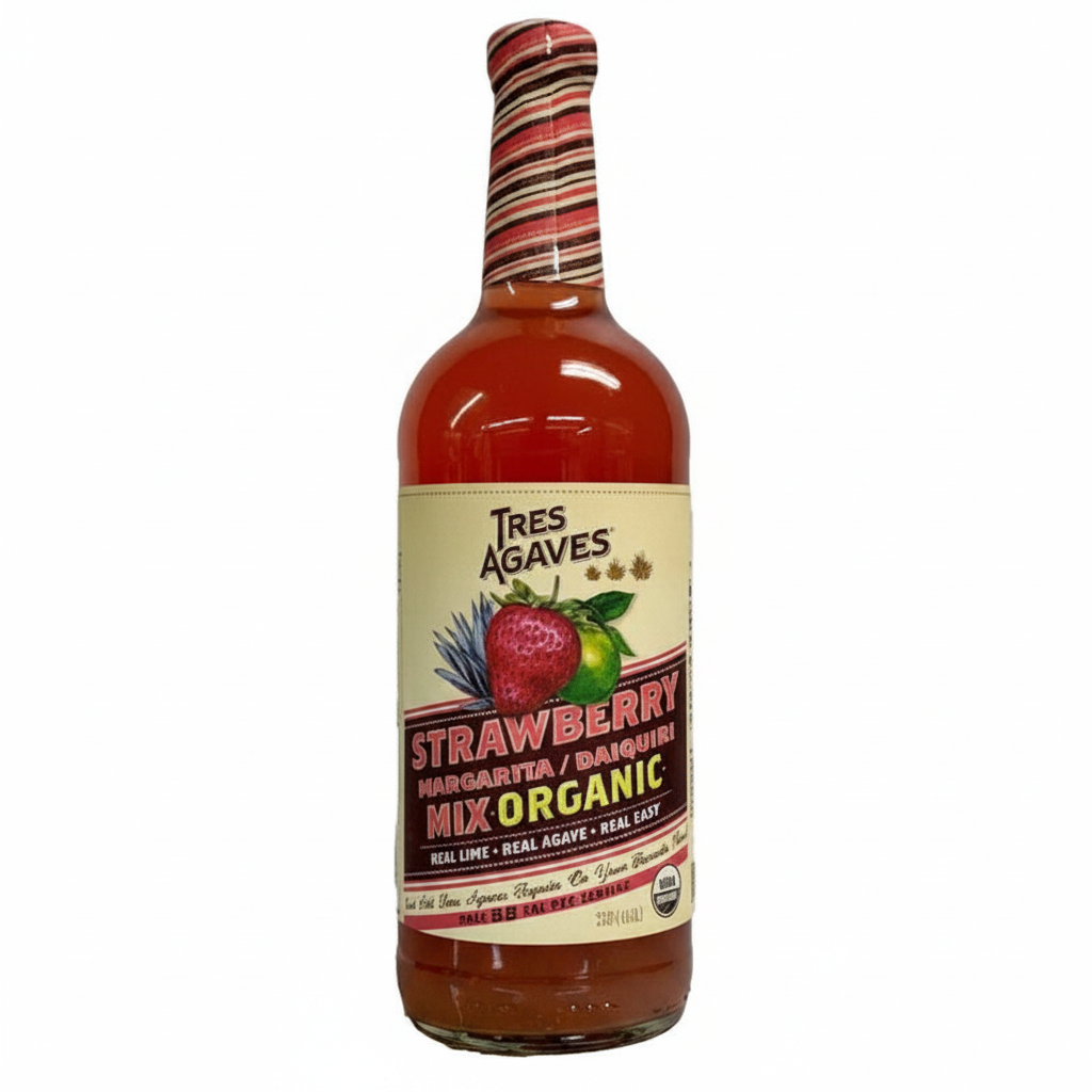 Tres Agaves Straw Marg Mix 1L 1L Strawberry Margarita Mix