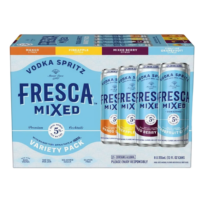 Fresca Mixed Variety Pack 8pk 8pk 12oz Cans