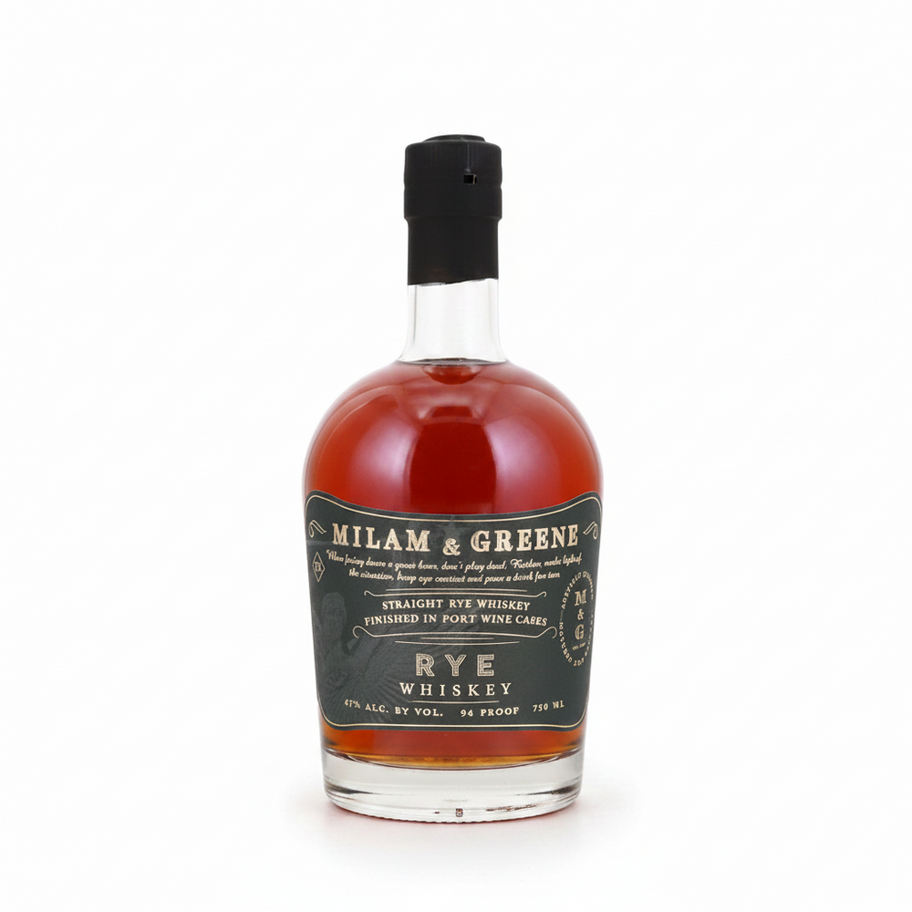 Milam and Greene Rye Whiskey 750ml