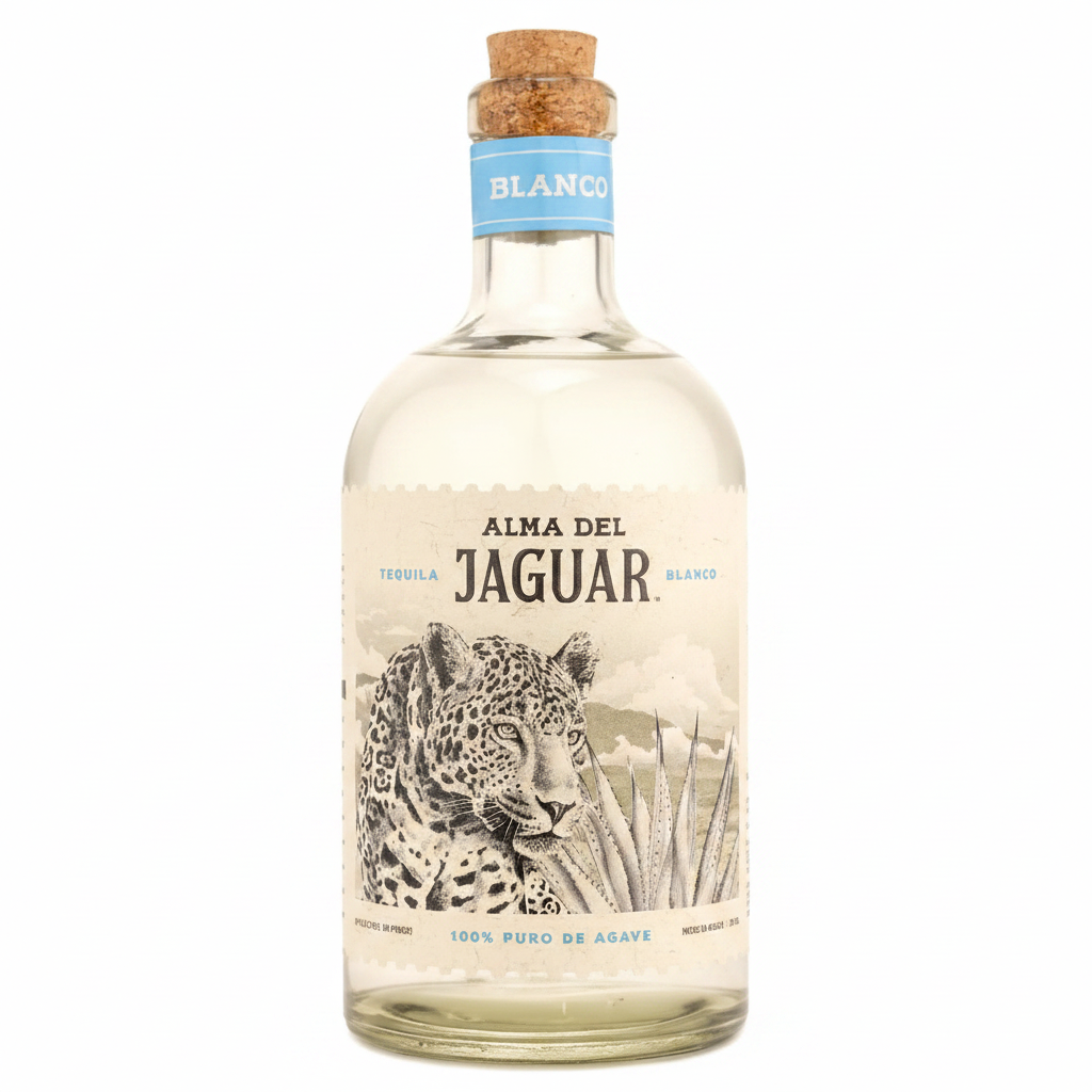 Alma Del Jaguar Blanco 750ml Tequila Blanco Additive Free