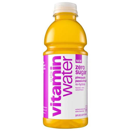 Vitamin Water Re Hydrate Zero Zero Sugar Pineapple Passionfruit