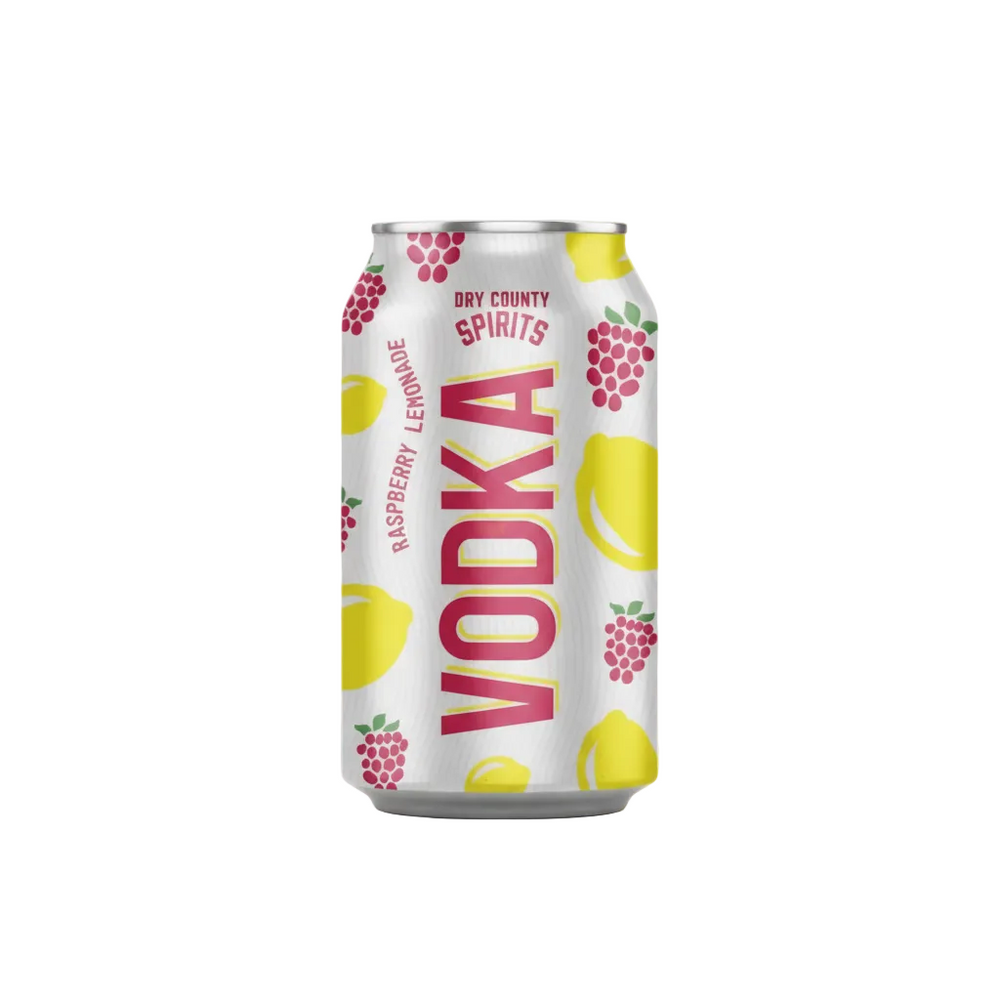 Dry County Raspberry Lmn  6pk Raspberry Lemonade Vodka 6pk Cans
