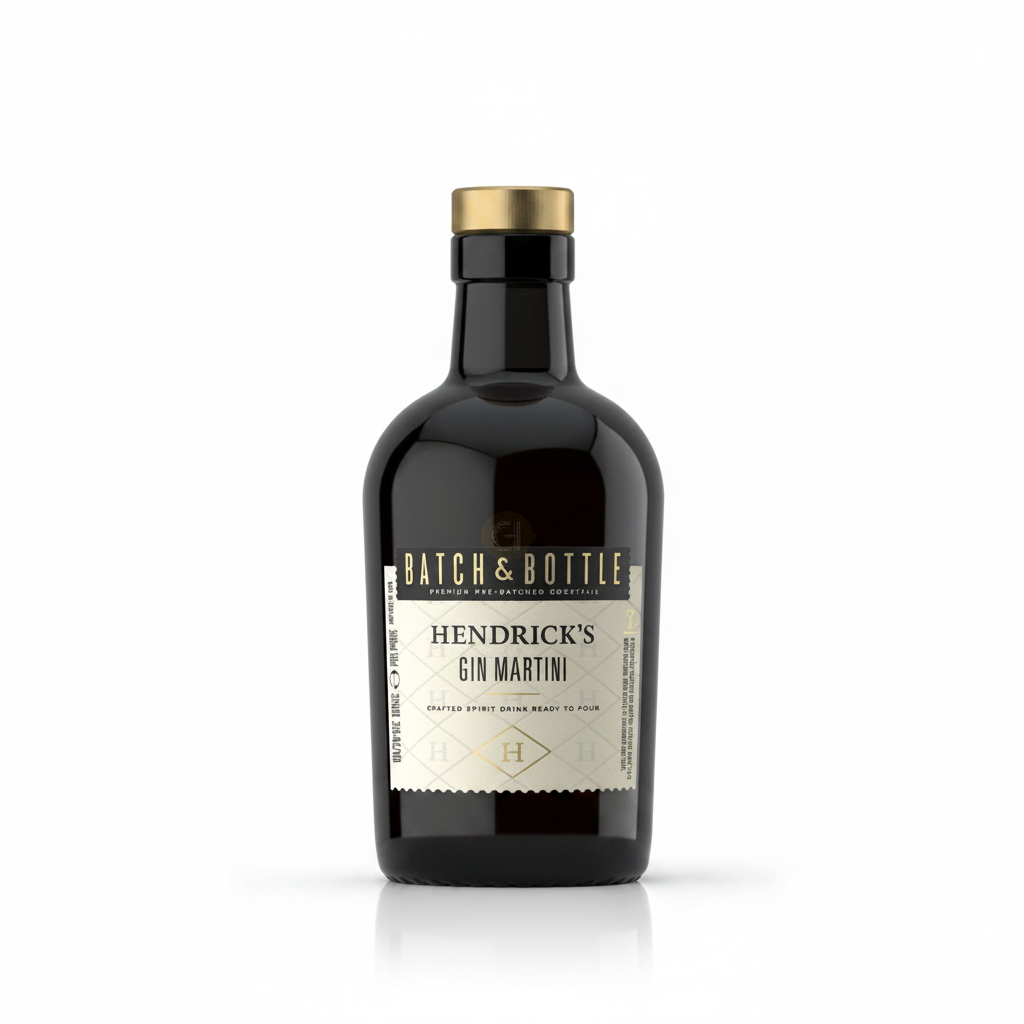 B&B Hendricks Gin Martin 375ml Batch & Bottle RTD Gin Martini