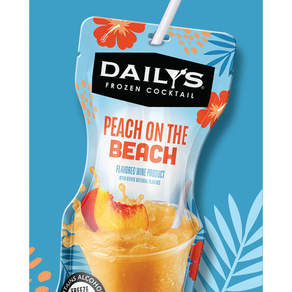 Dailys Peach on the Beach Pouc 10oz pouch