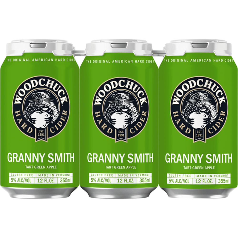 Woodchuck Hard Cider Grany 6pk 6pk Granny Smith Tart Green Apple