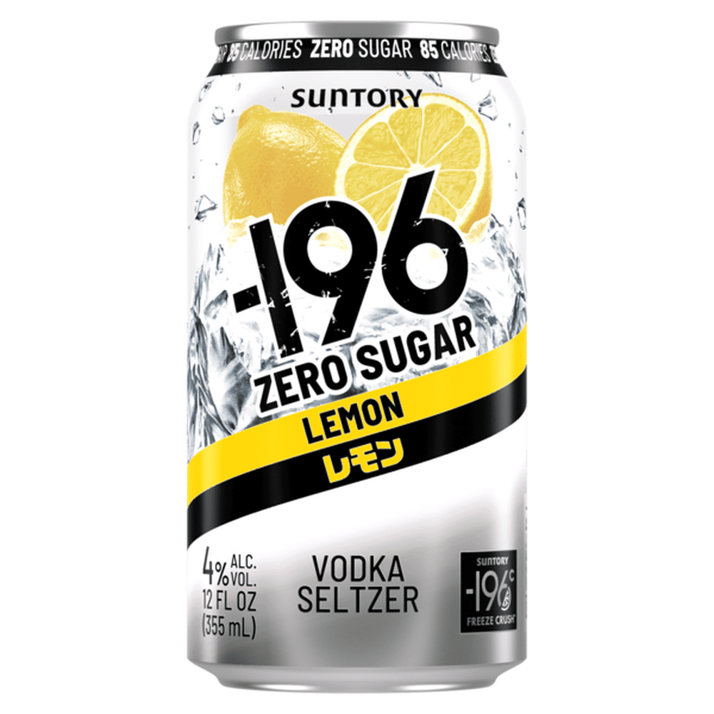 Suntory 196 Lemon Zero 4pk