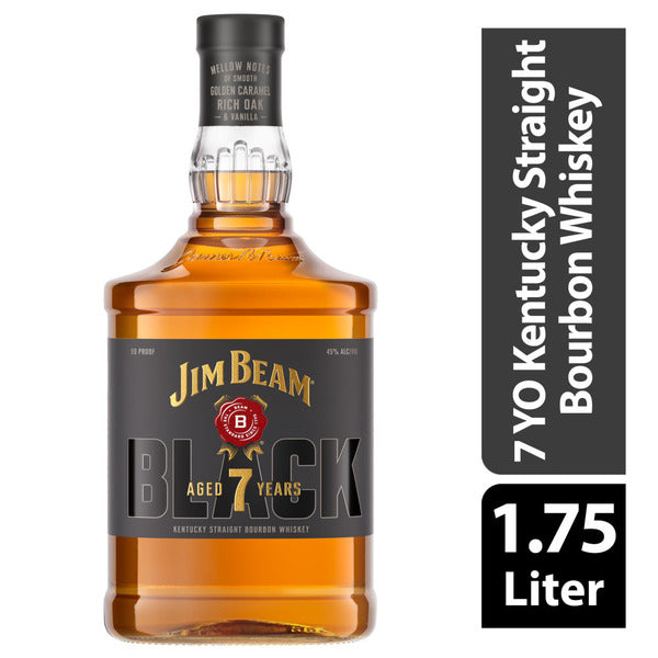 JIm Beam  Black 7yr 1.75L Aged 7 Years Bourbon