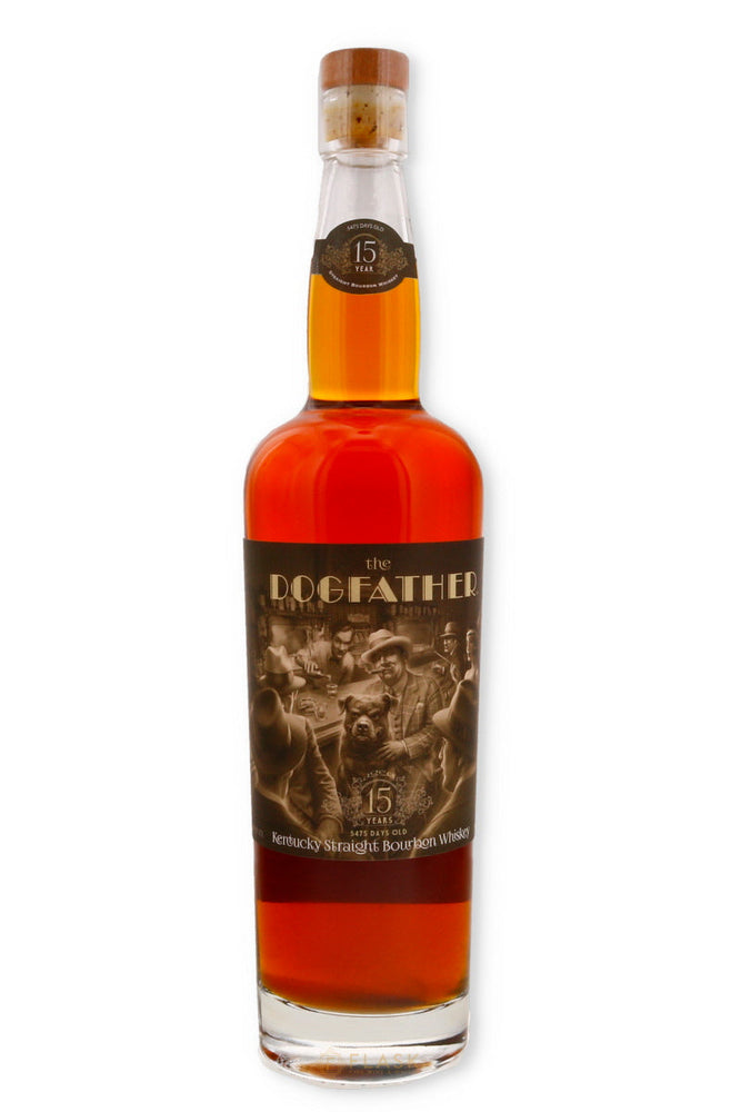 The Dogfather 15yr Bourbon 750ml Lone Whisker Distillery