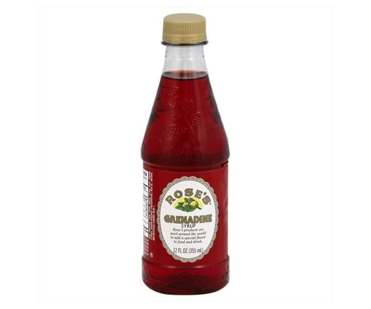 Rose's Grenadine Syrup bottle