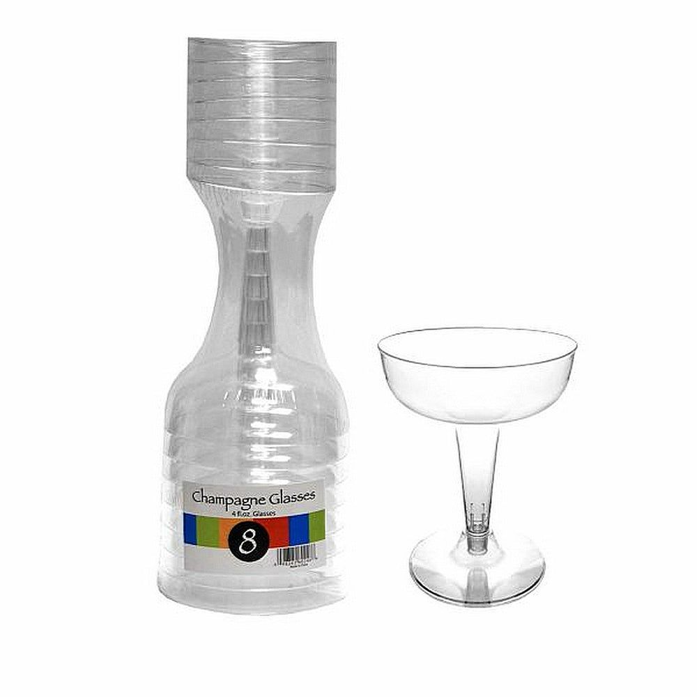 Champange Glasses 4oz 8ct
