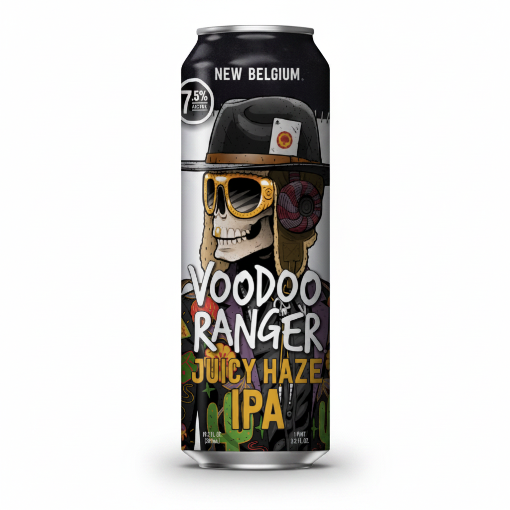 New Belgium VD Juicy Hazy IPA 19.2oz Can Voodoo Ranger