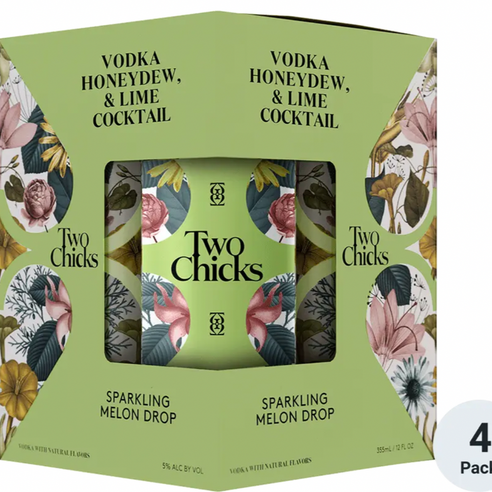 Two Chks Spark Melon Drop 4pk Two Chicks Sparkling 4pk Cans