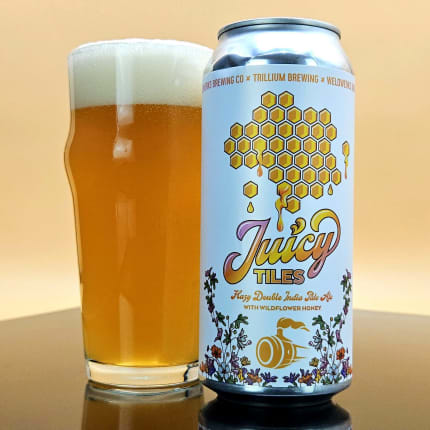 Weldwerk & Trillium Juicy Tile Juicy Tiles DIPA with Honey SINGLE CAN
